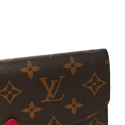 Louis Vuitton Monogram Emilie Wallet Fuchsia 12 of 13