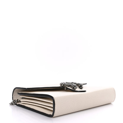 Gucci Dollar Calfskin Mini Dionysus Chain Wallet Mystic White 4 of 9