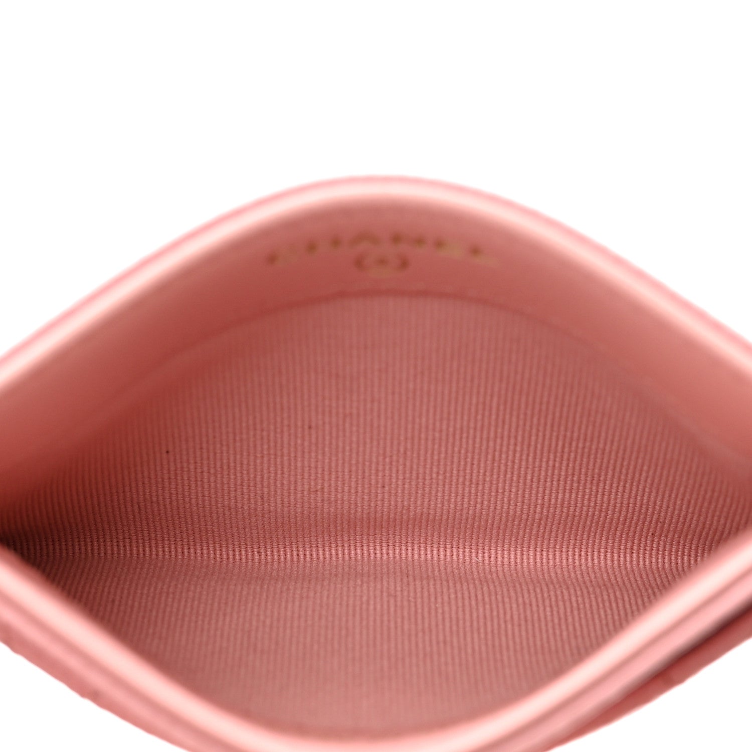 Chanel Caviar Quilted Card Holder Light Pink 5 of 9