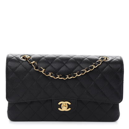 Chanel Caviar Quilted Medium Double Flap Black 1 of 9