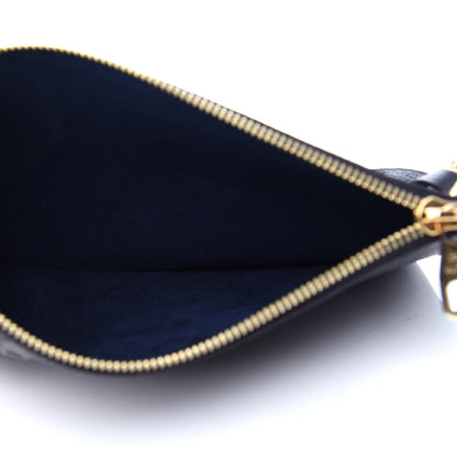 Louis Vuitton Empreinte Monogram Giant Neverfull MM Pochette Black 5 of 6