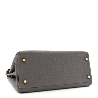 Hermes Togo Kelly Retourne 28 Etain 4 of 12