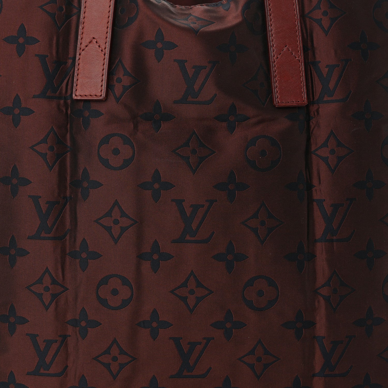 Louis Vuitton Nylon Monogram Cabas Escapade Tote Red 8 of 10