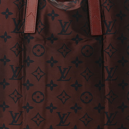 Louis Vuitton Nylon Monogram Cabas Escapade Tote Red 8 of 10