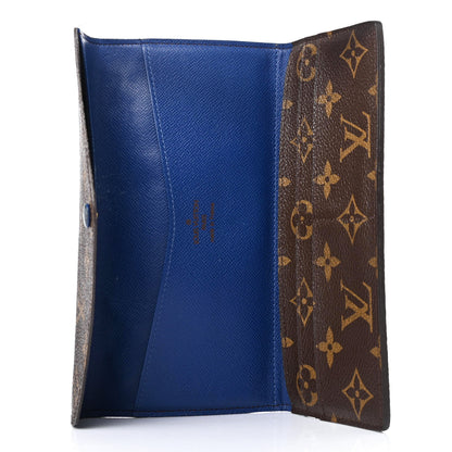 Louis Vuitton Monogram Josephine Wallet Blue 5 of 5