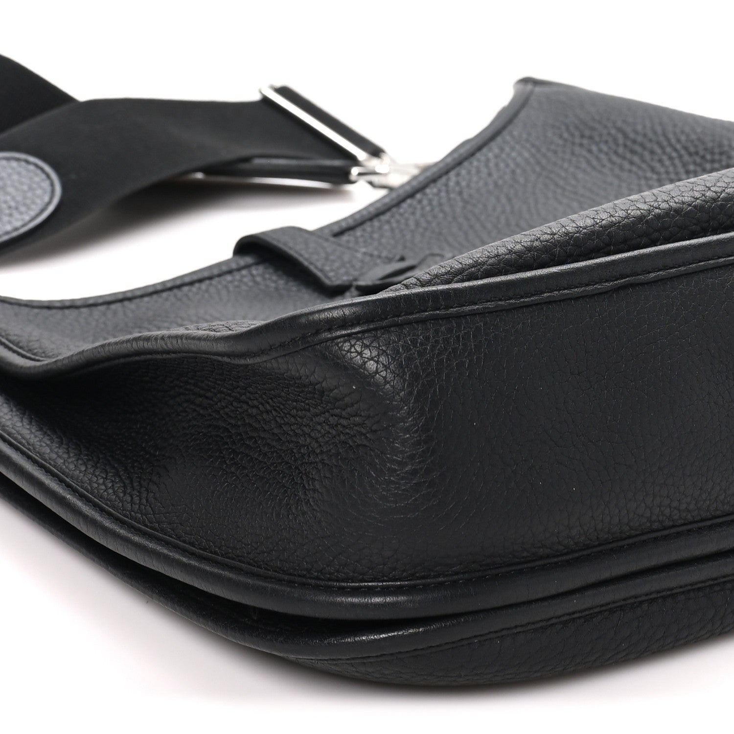 Hermes Taurillon Clemence Evelyne III PM Black 9 of 10