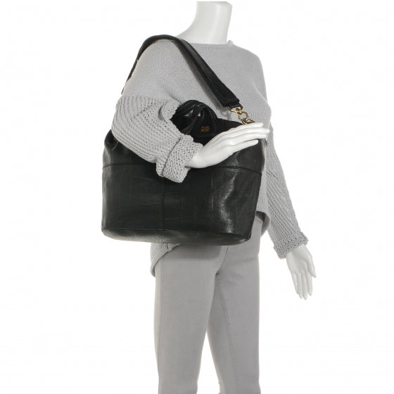 Givenchy Wrinkled Lambskin Medium Nightingale Black 2 of 8
