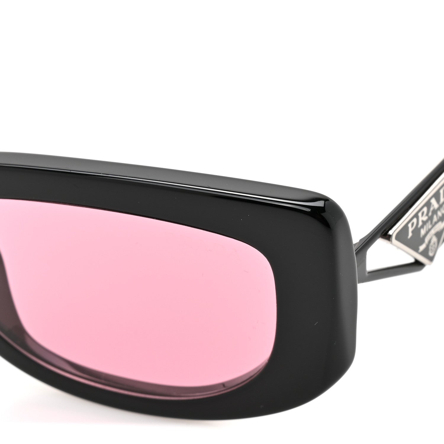 Prada Acetate Sunglasses SPR 14Y Black Pink 1843558 – FASHIONPHILE