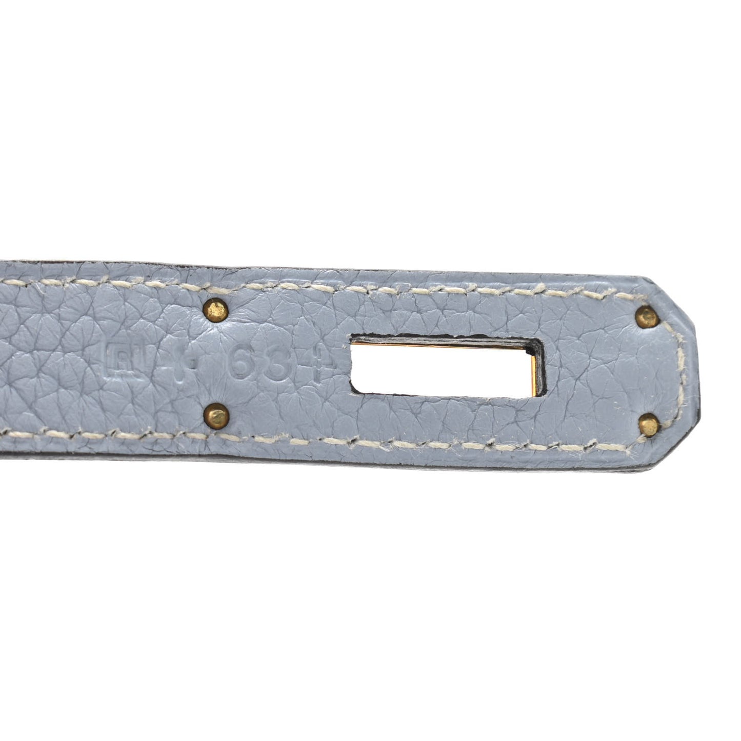 Taurillon Clemence Horseshoe Bi-Color Kelly Retourne 32 Bleu Hydra Bleu Lin