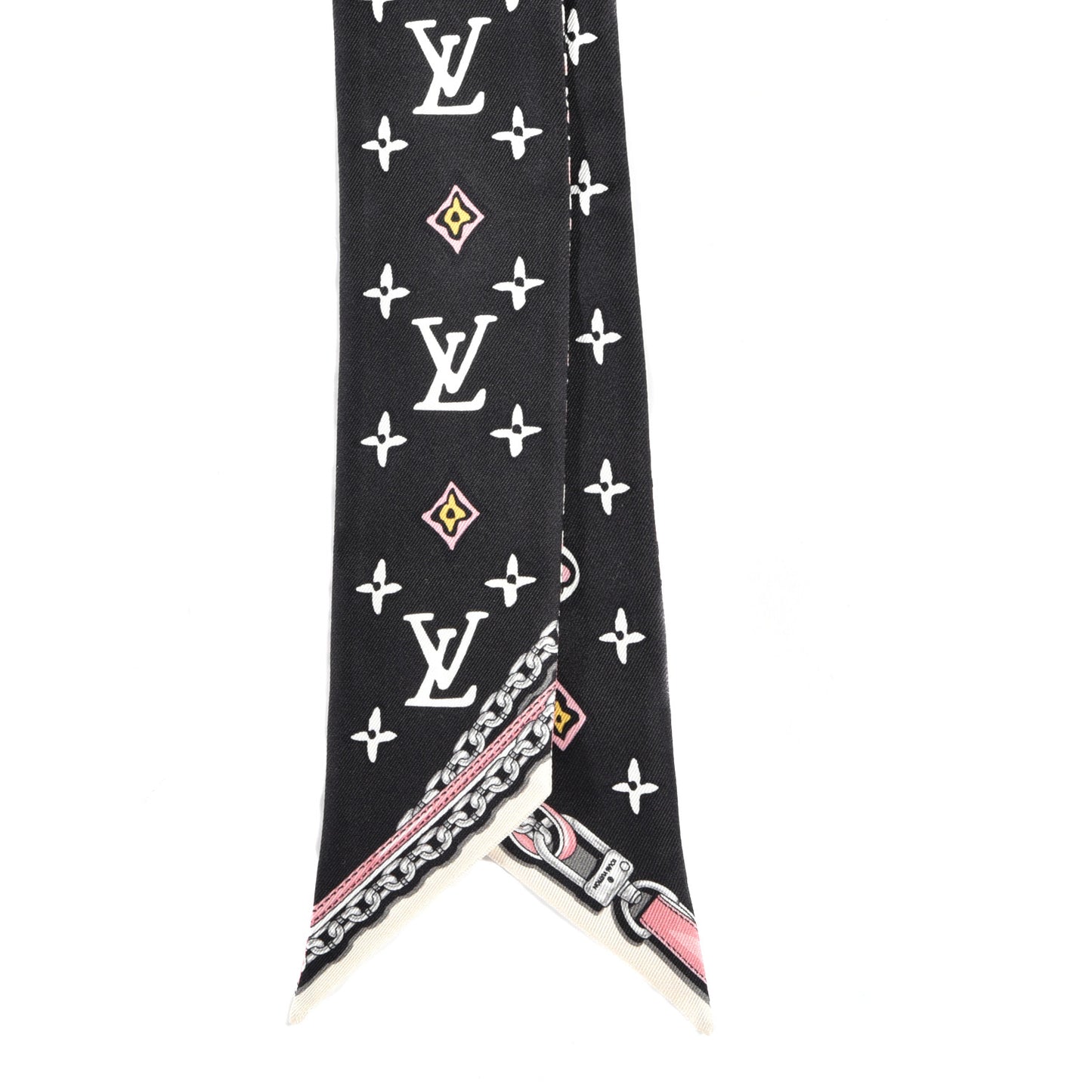 Silk Monogram Wild At Heart BB Bandeau Black