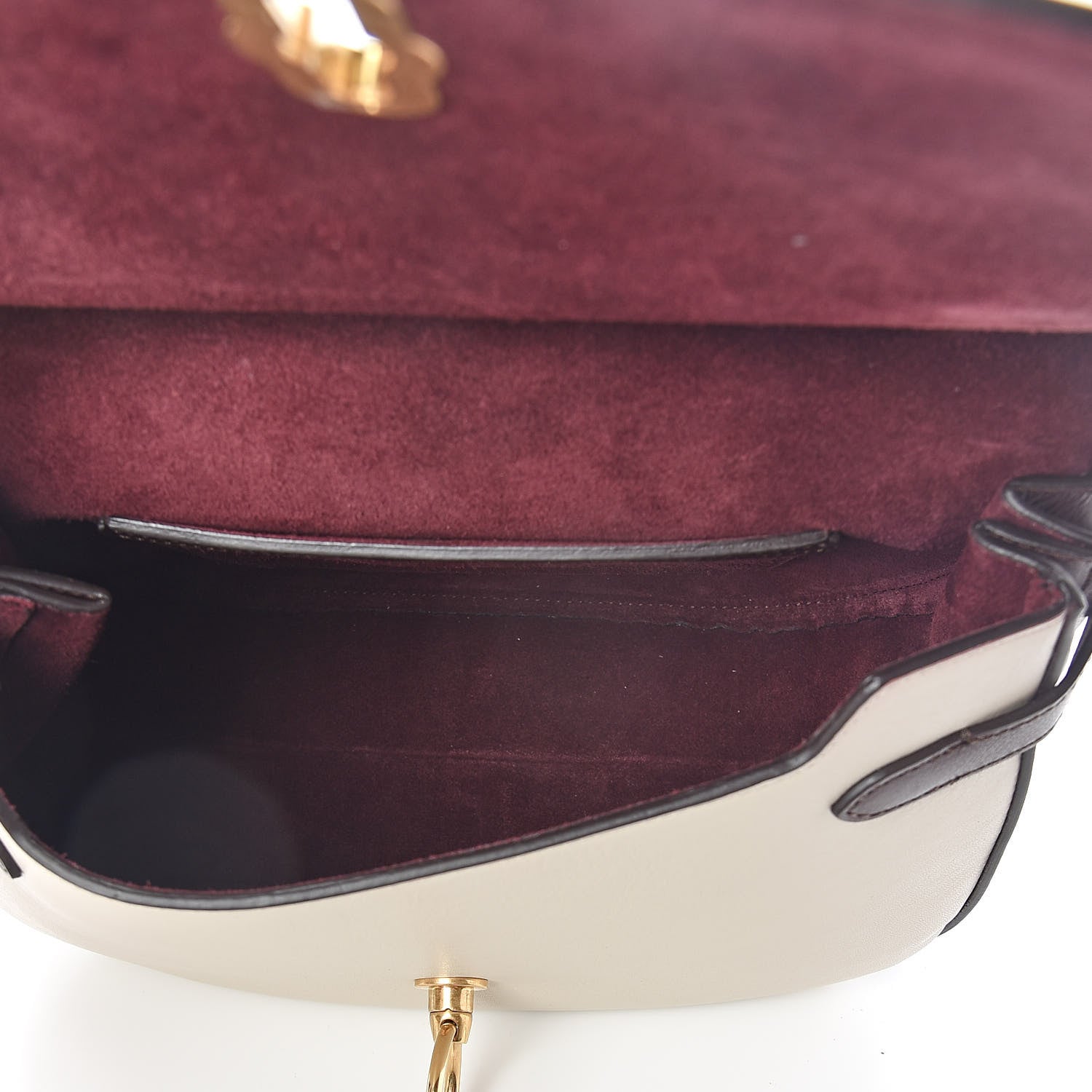 Mulberry Silky Calfskin Amberley Satchel Metal Blue Chalk 5 of 9