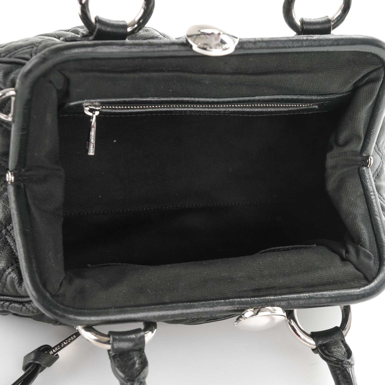 Marc Jacobs Calfskin Quilted Stam Black 5 of 8