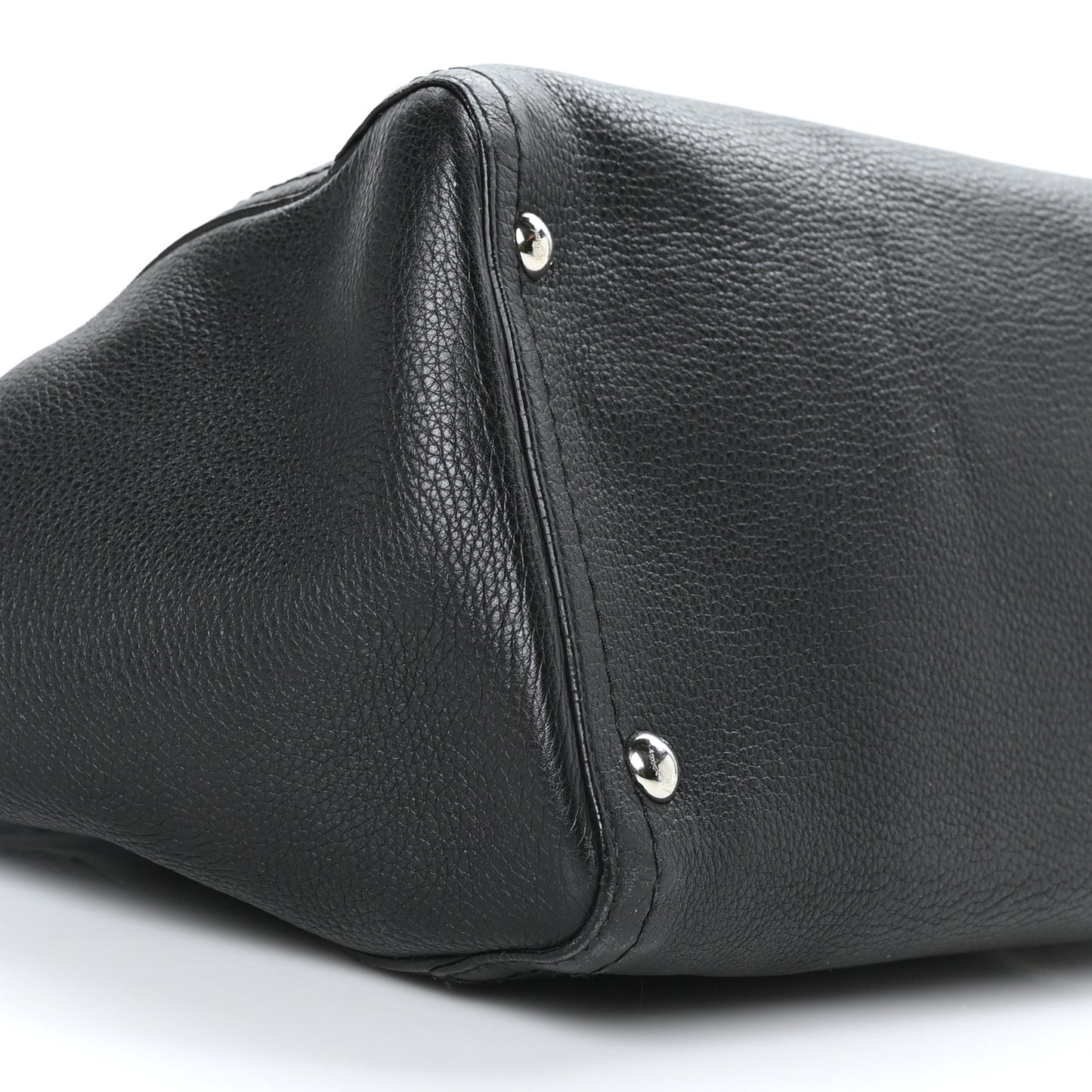 Calfskin Medium Verve Double Zip Tote Black