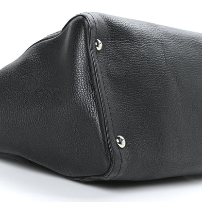 Salvatore Ferragamo Calfskin Medium Verve Double Zip Tote Black 6 of 7