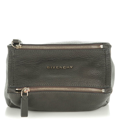 Givenchy Sugar Goatskin Pandora Wristlet Elephant Grey 1 of 8