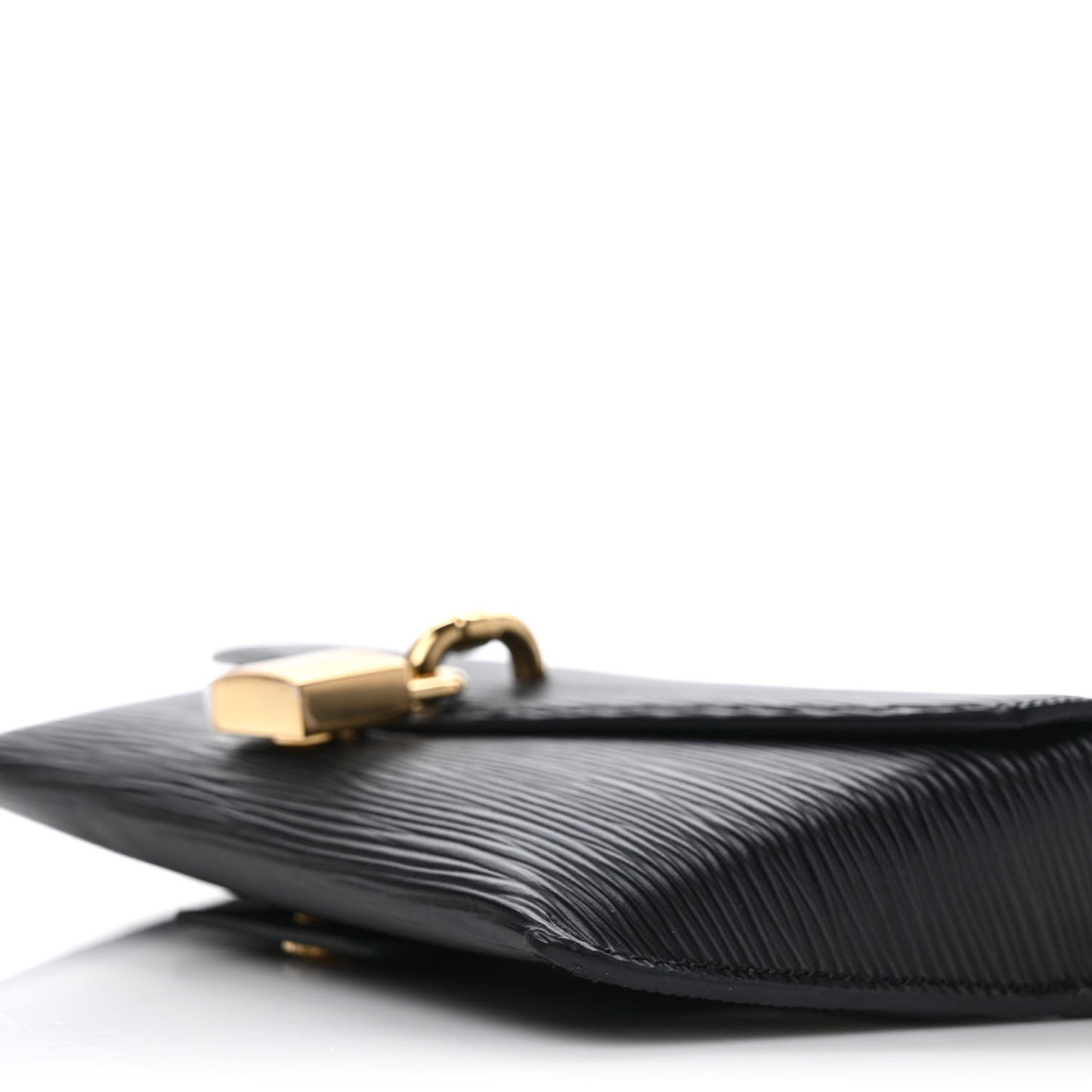 Epi Padlock On Strap Black