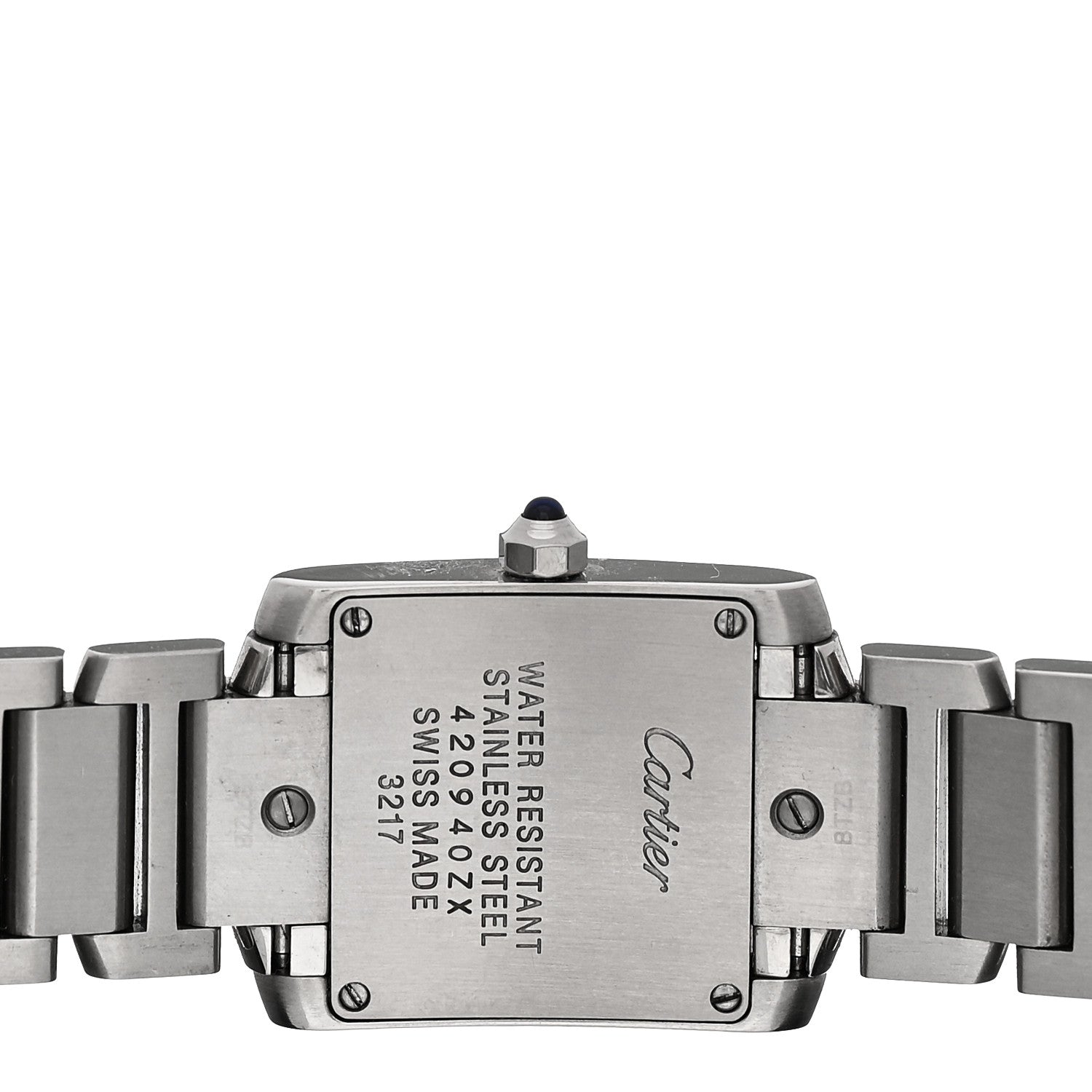 Cartier Stainless Steel 20mm Tank Francaise Quartz Watch 4 of 5