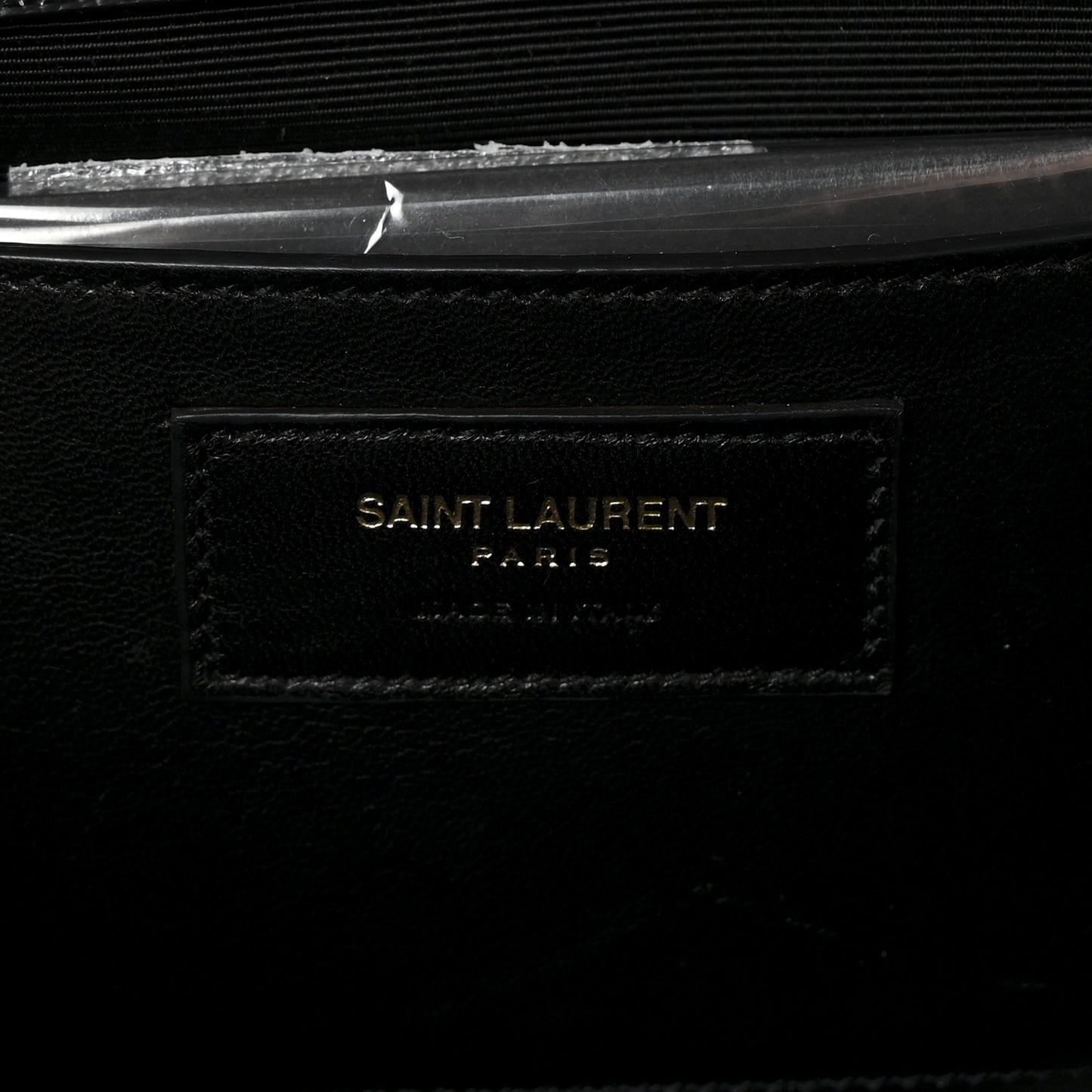Grain De Poudre Monogram Cassandre Clutch Black
