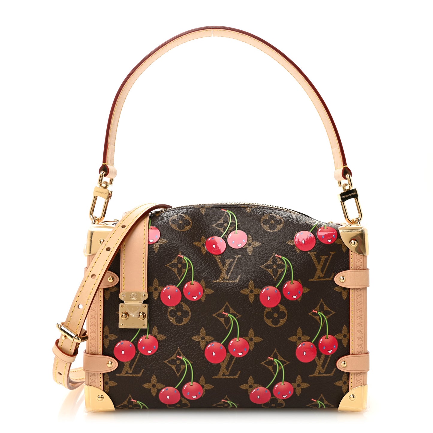 LV X TM Monogram Cerises Side Trunk MM