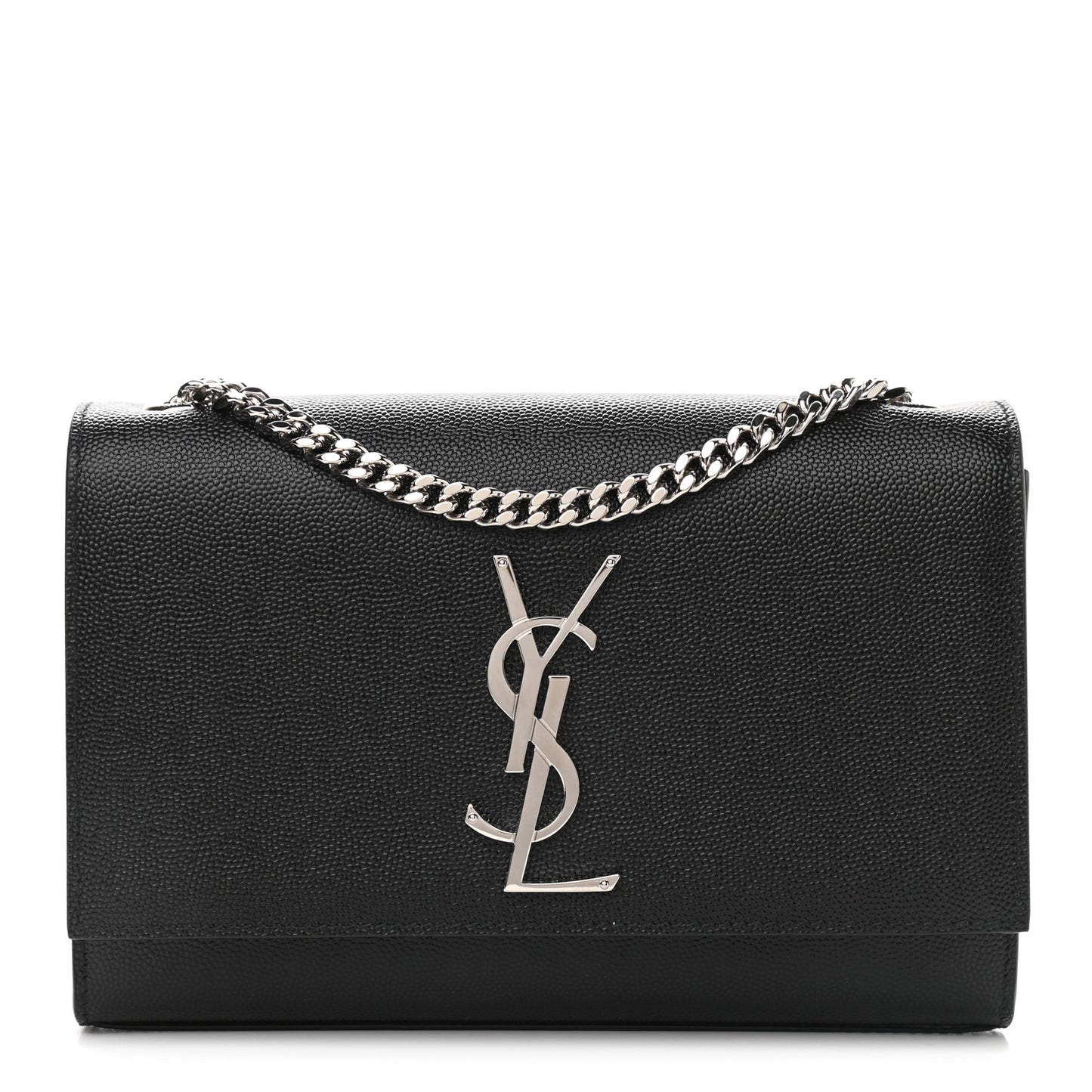 Grain De Poudre Small Monogram Kate Satchel Black