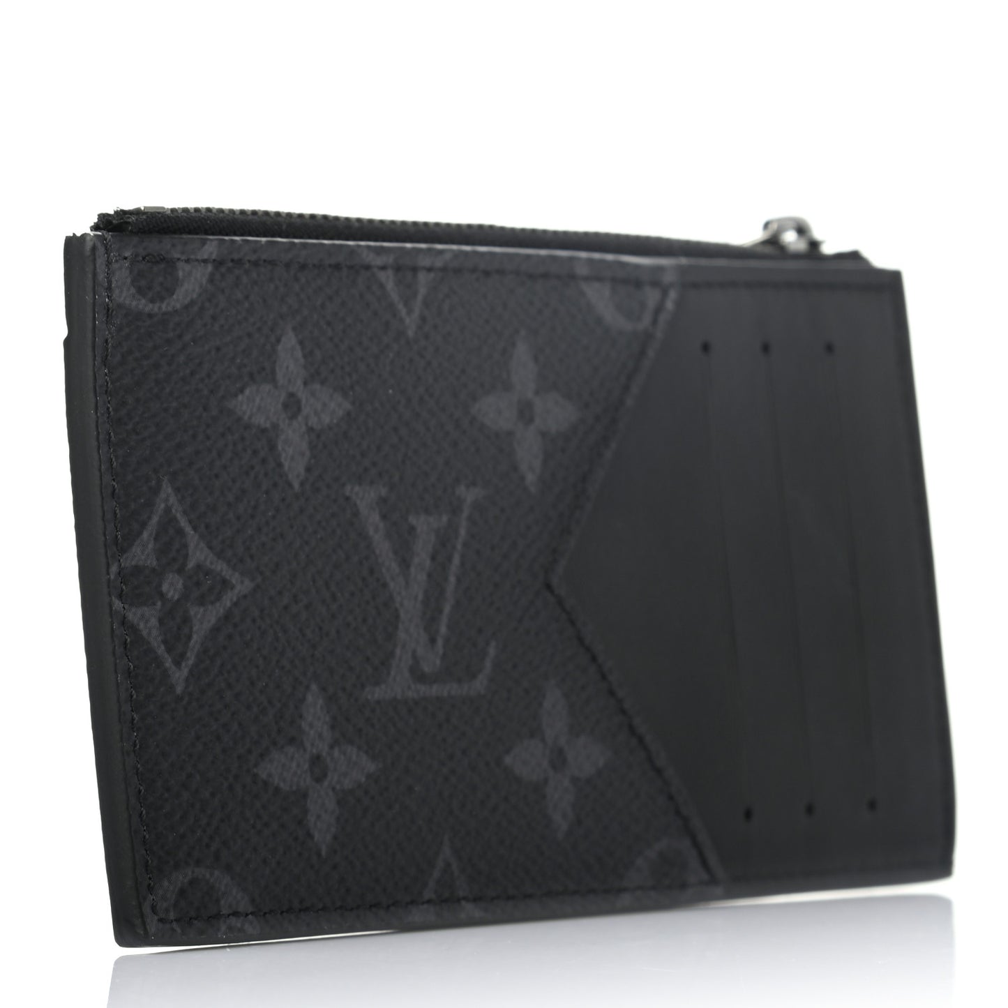Monogram Eclipse Calfskin Trunk Coin Card Holder