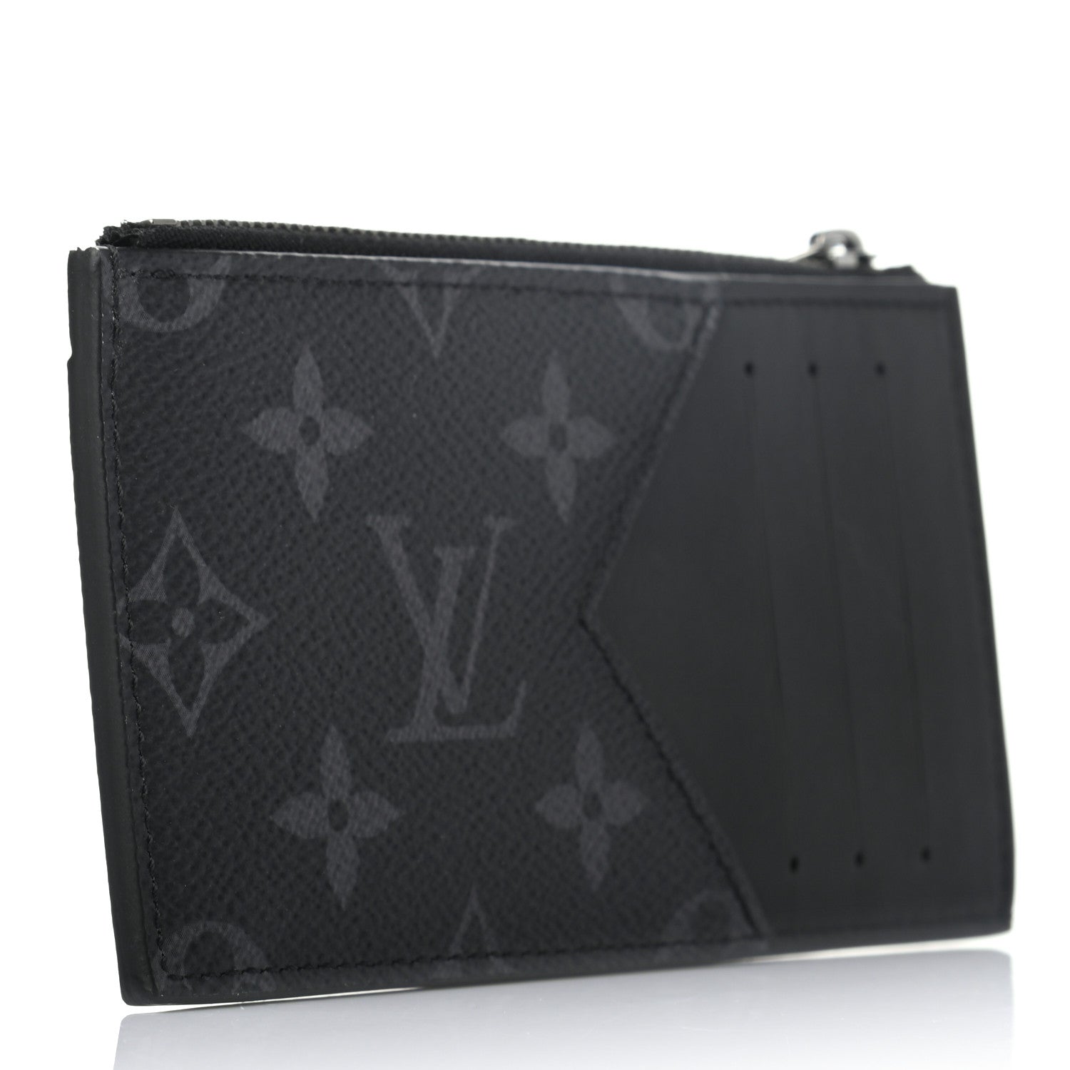 Louis Vuitton Monogram Eclipse Calfskin Trunk Coin Card Holder 3 of 7