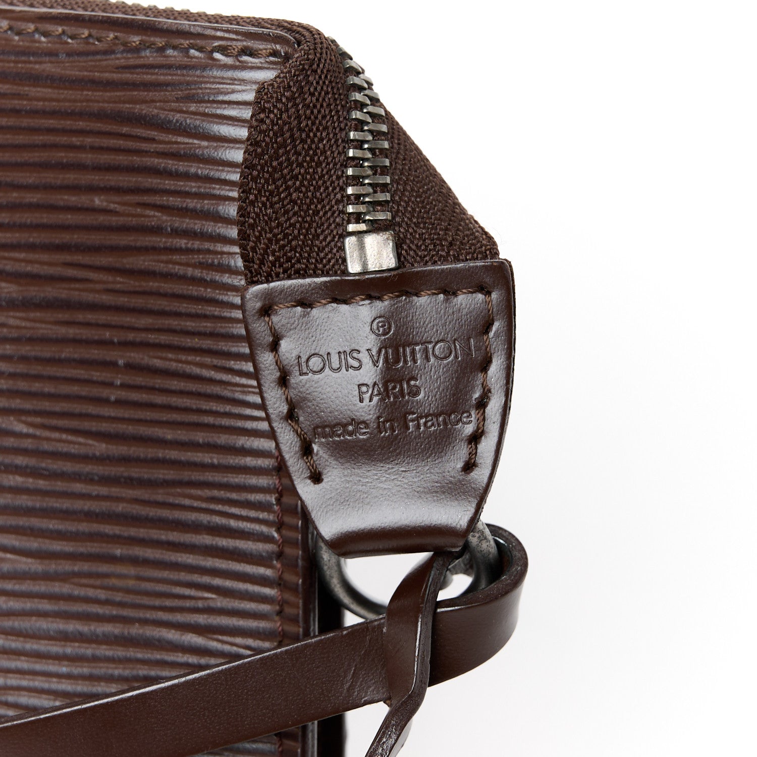 Louis Vuitton Epi Pochette Accessories 24 Moka 6 of 10