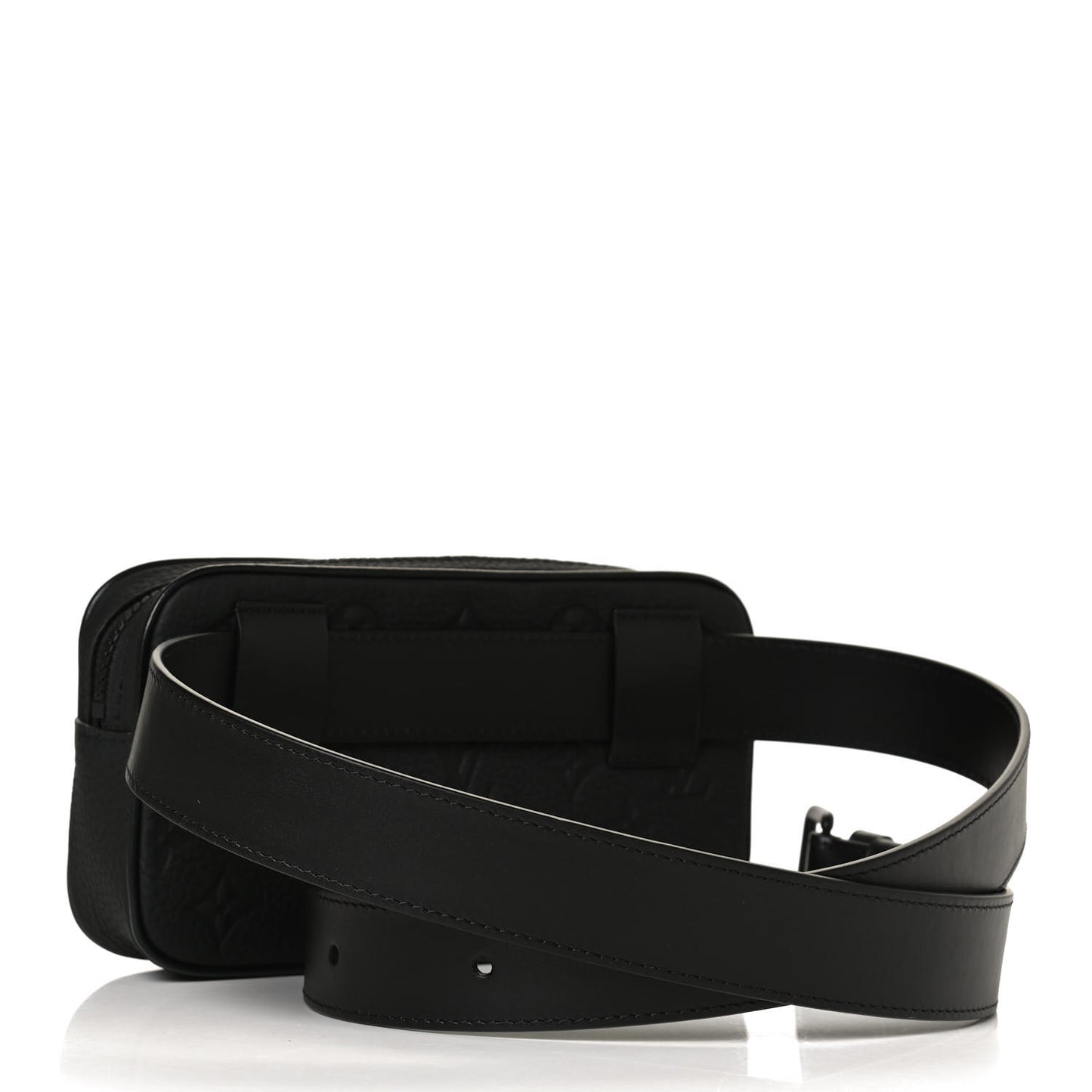 Taurillon Monogram Uniformes Solar Ray Soft Pochette Volga Belt Bag Black