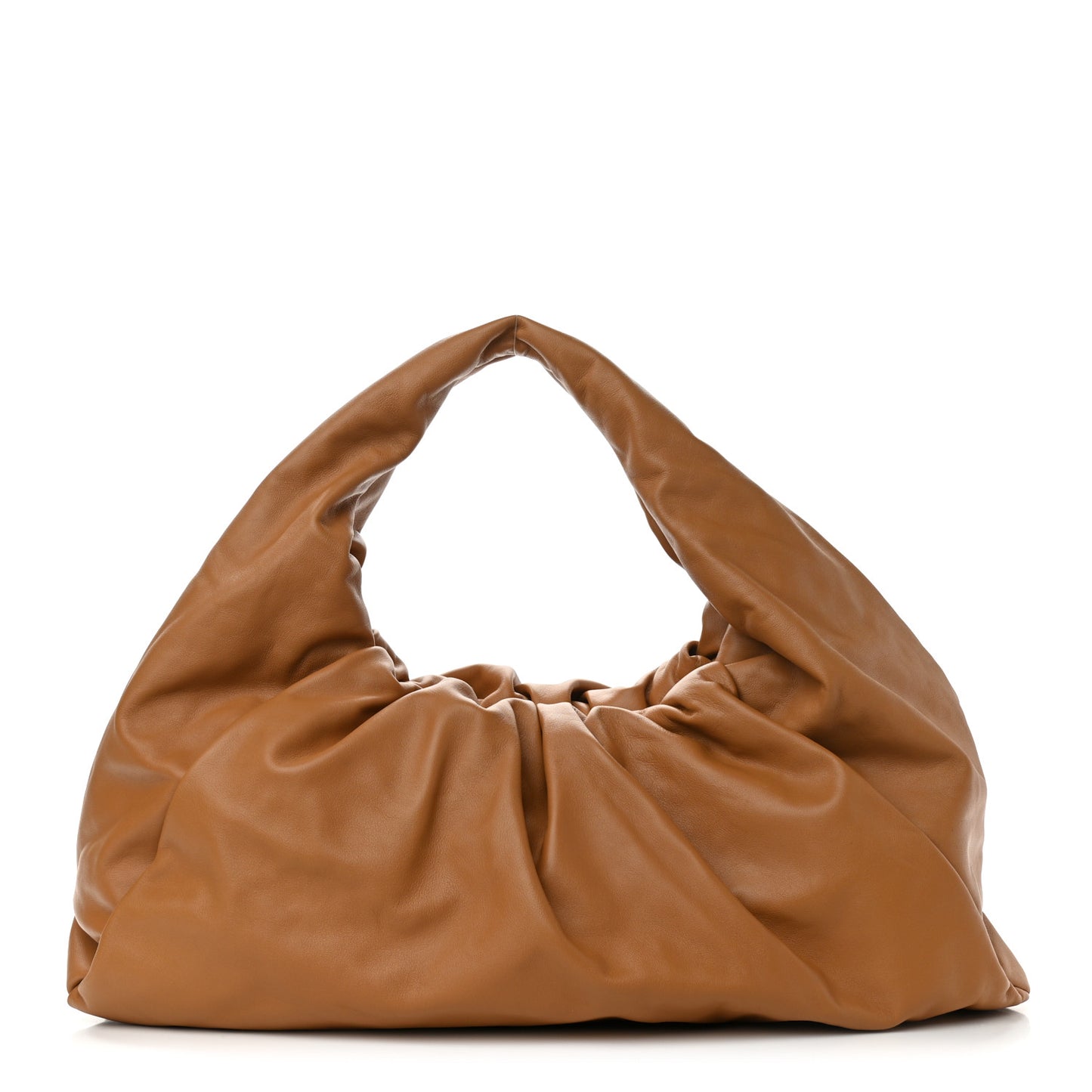 Smooth Butter Calfskin Large The Shoulder Pouch Teak