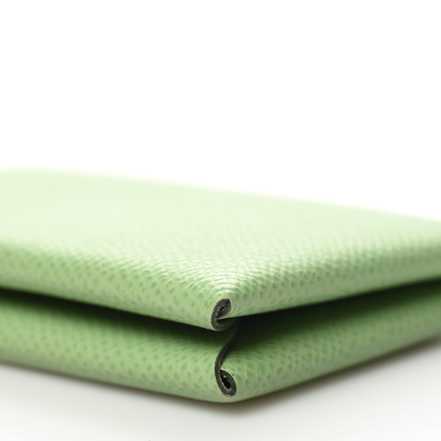 Hermes Epsom Calvi Card Case Vert Criquet 9 of 9