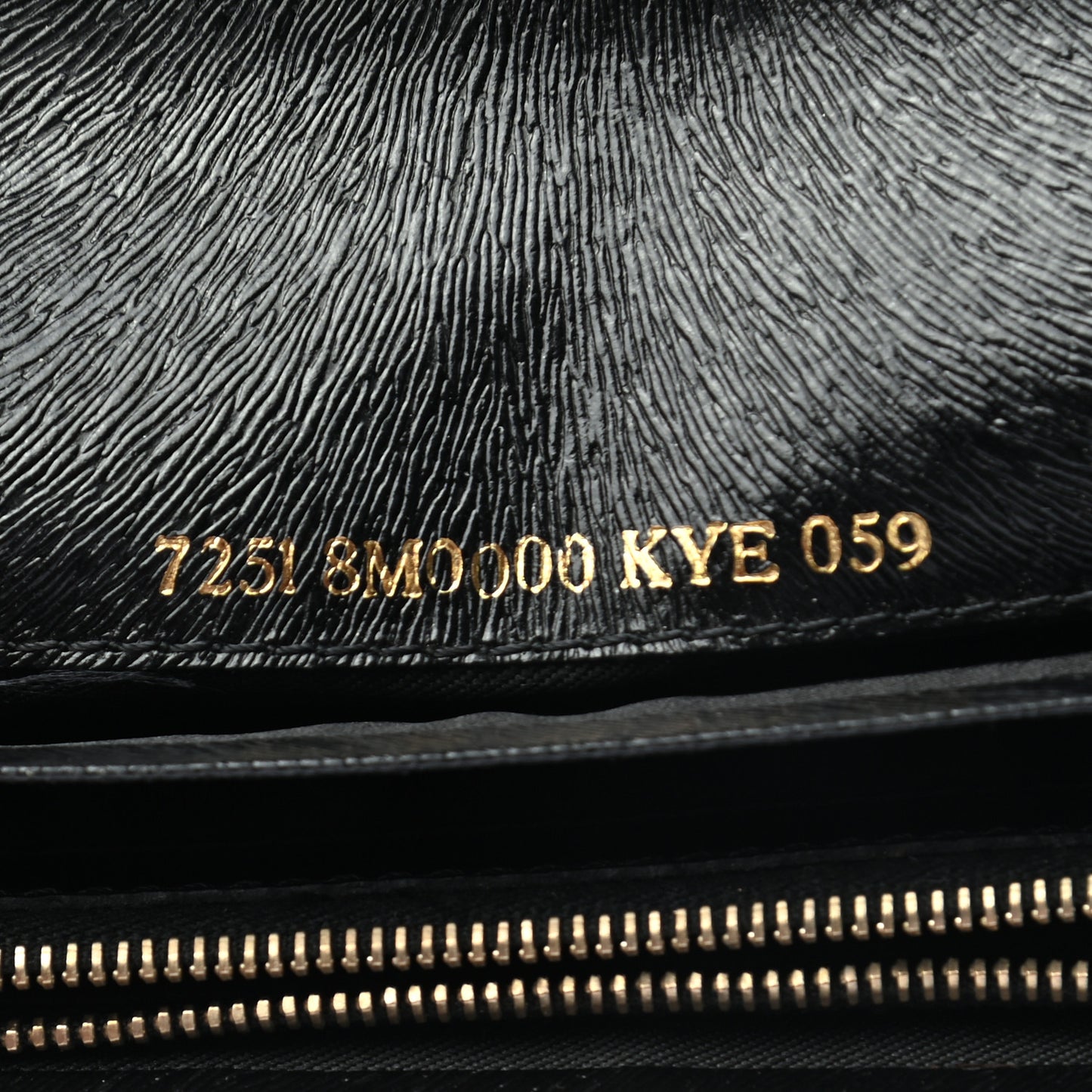Zucca Shadow Continental Wallet Beige Black