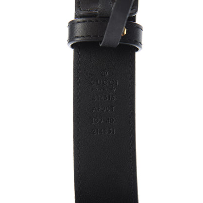Gucci Calfskin Double G 30mm Belt 100 40 Black 3 of 3