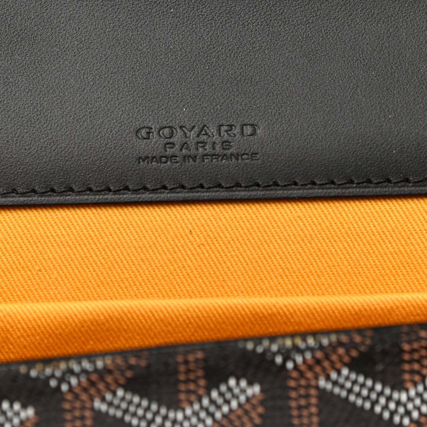 Goyard Goyardine Monte Carlo Bois Clutch With Strap Black 5 of 7