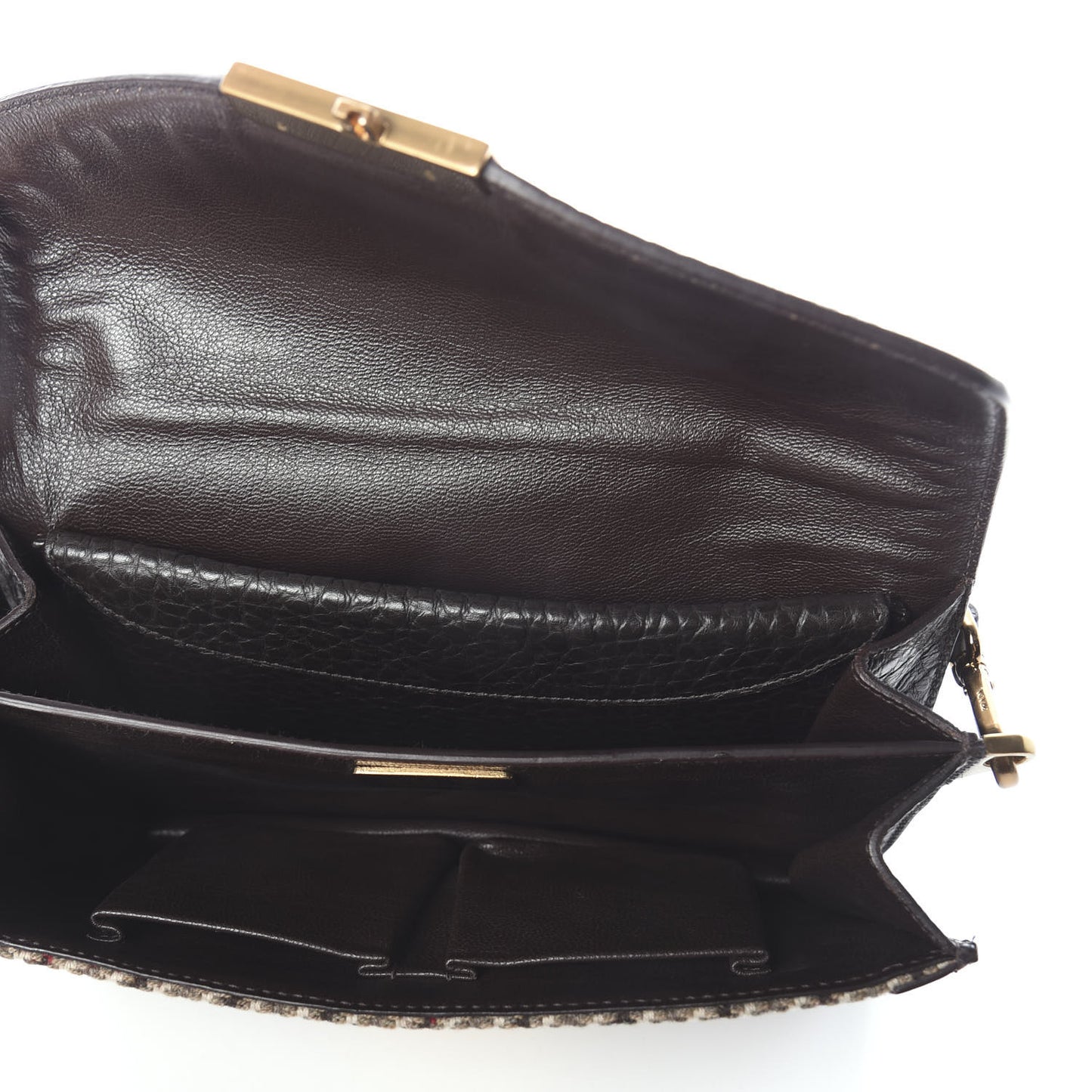 Tweed Sound Shoulder Bag Ebano