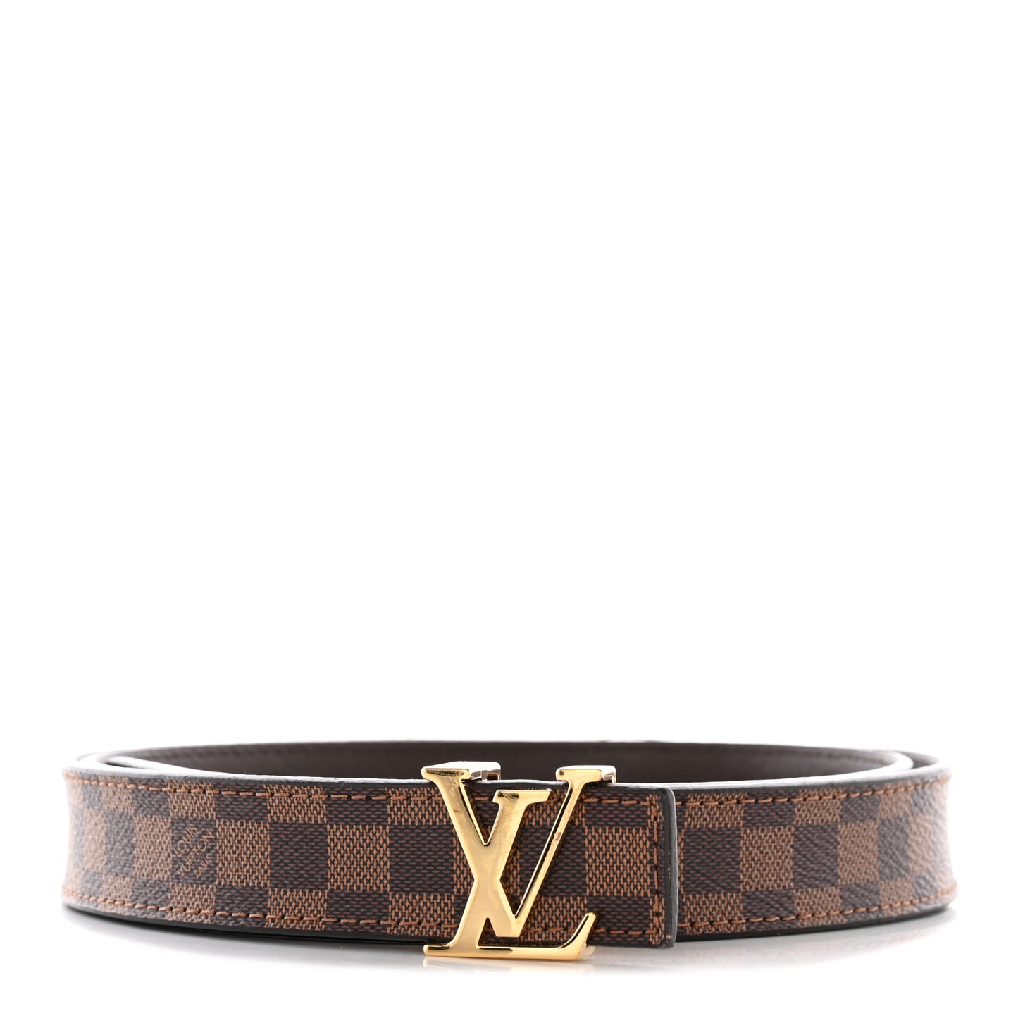 Mini Damier Ebene 25mm LV Initiales Belt 90 36