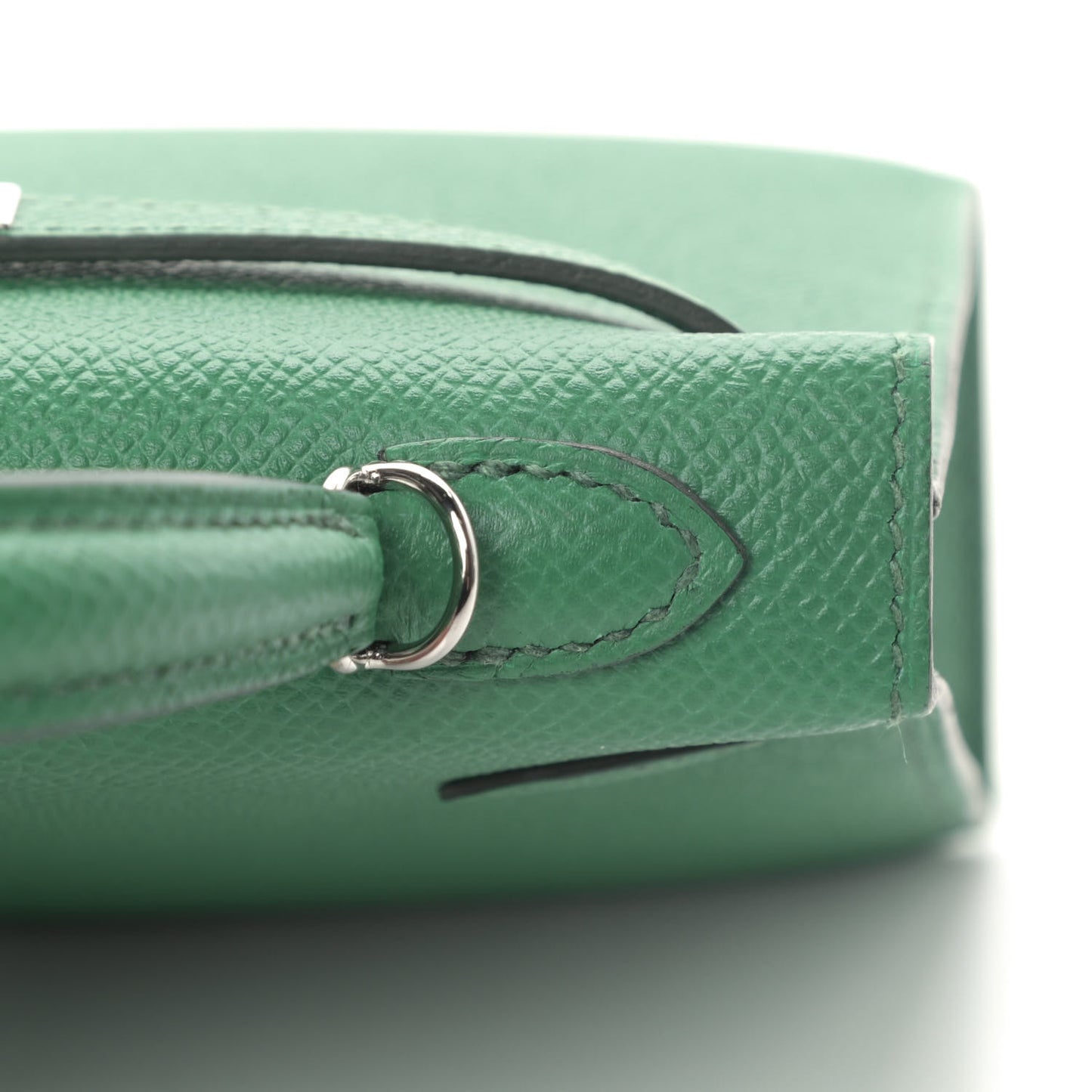 Epsom Verso Mini Kelly Sellier 20 Cactus Paille