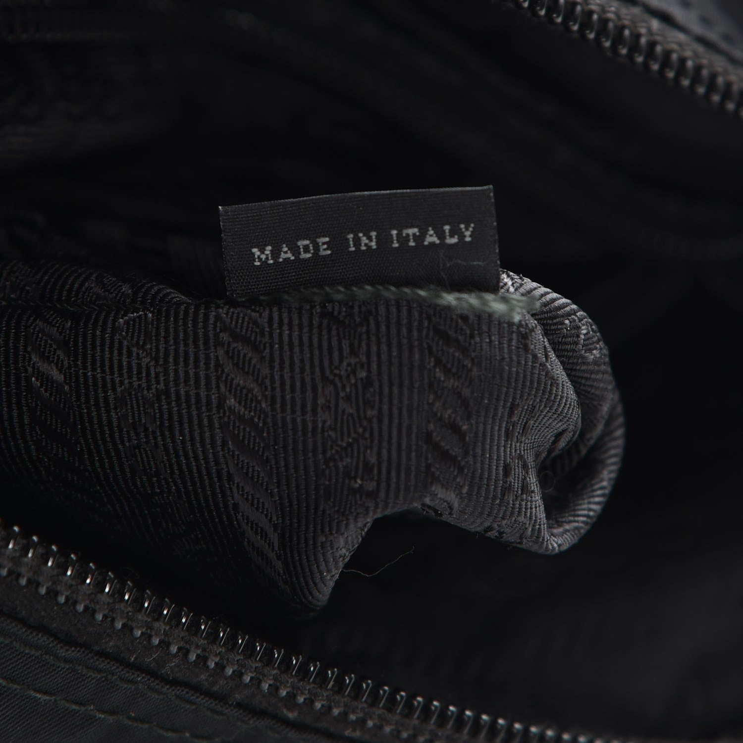 Prada Nylon Vela Small Hunting Bag Black 7 of 8