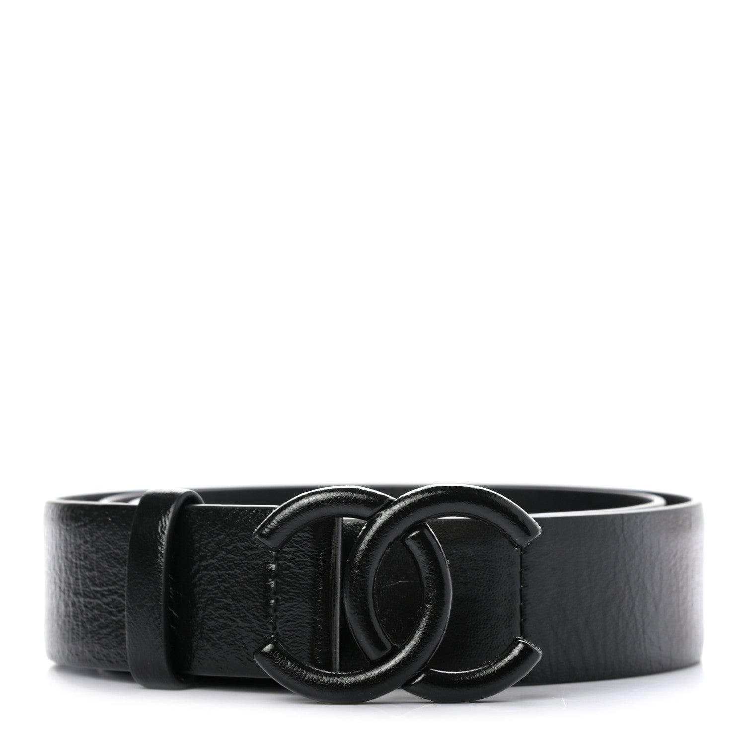 Chanel Lambskin CC Belt 85 34 Black 1 of 7