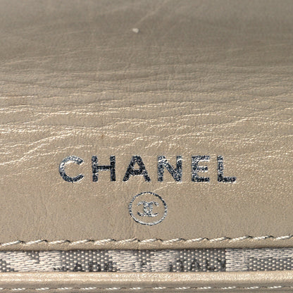 Chanel Metallic Calfskin Quilted Cambon Flap Wallet Gold 6 of 7
