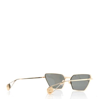 Gucci Rectangular Sunglasses GG0538S Gold Black 4 of 8