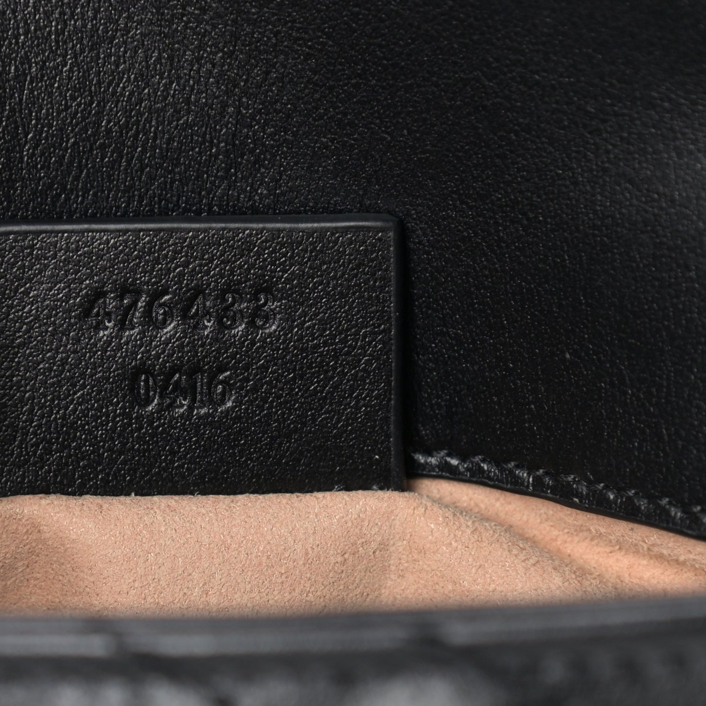 Calfskin Matelasse Super Mini GG Marmont Shoulder Bag Black