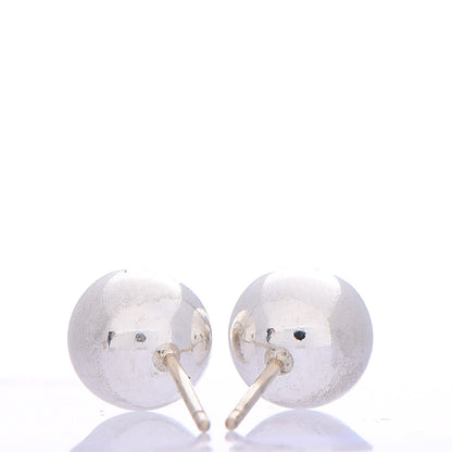 Tiffany Sterling Silver 10mm HardWear Ball Earrings 6 of 8