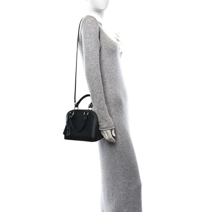 Louis Vuitton Epi Alma BB Black 2 of 9
