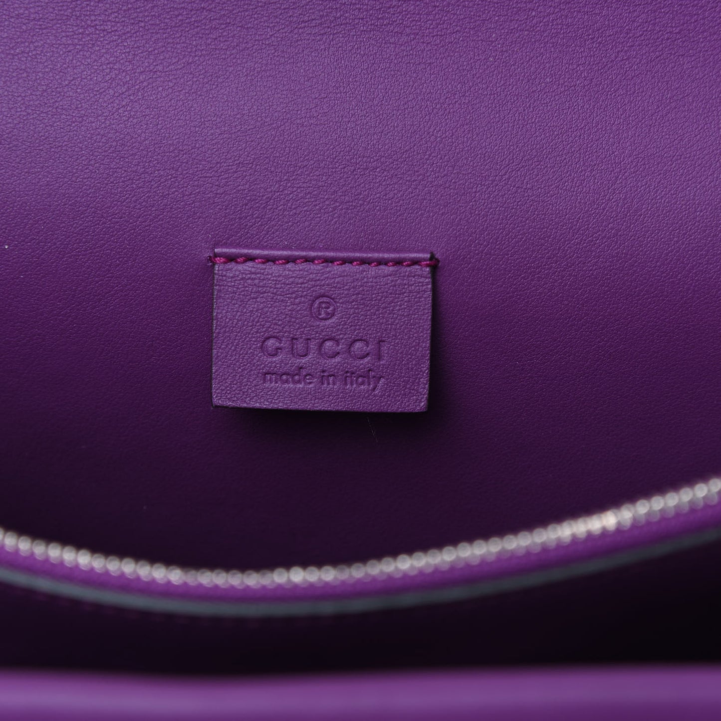 Suede Dragon Embroidered Medium Dionysus Shoulder Bag Bright Purple Multicolor