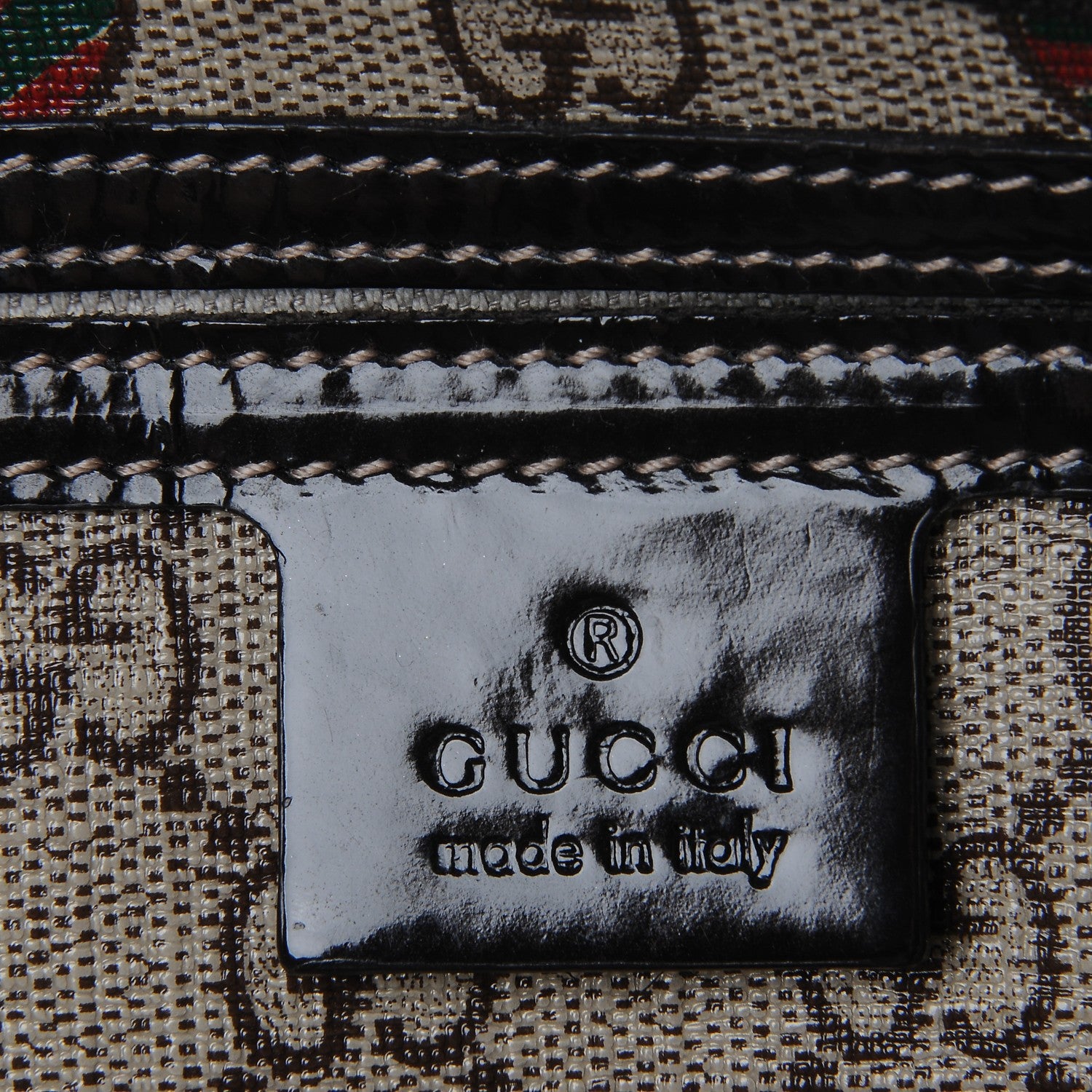 Gucci GG Plus Monogram Hearts Medium Joy Boston Dark Brown 6 of 7