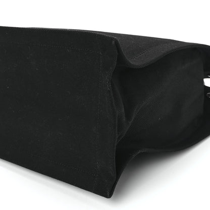 Saint Laurent Linen Calfskin Rive Gauche North South Tote Black 11 of 11