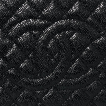 Chanel Caviar Quilted Grand Shopping Tote GST Black 8 of 14