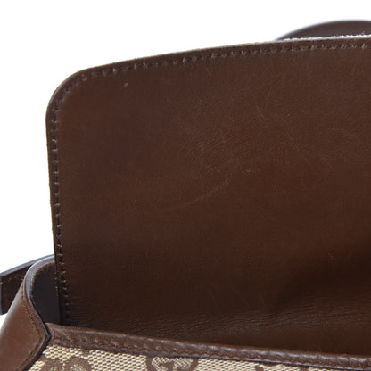 Gucci Monogram Jackie O Flap Bag Brown 11 of 15