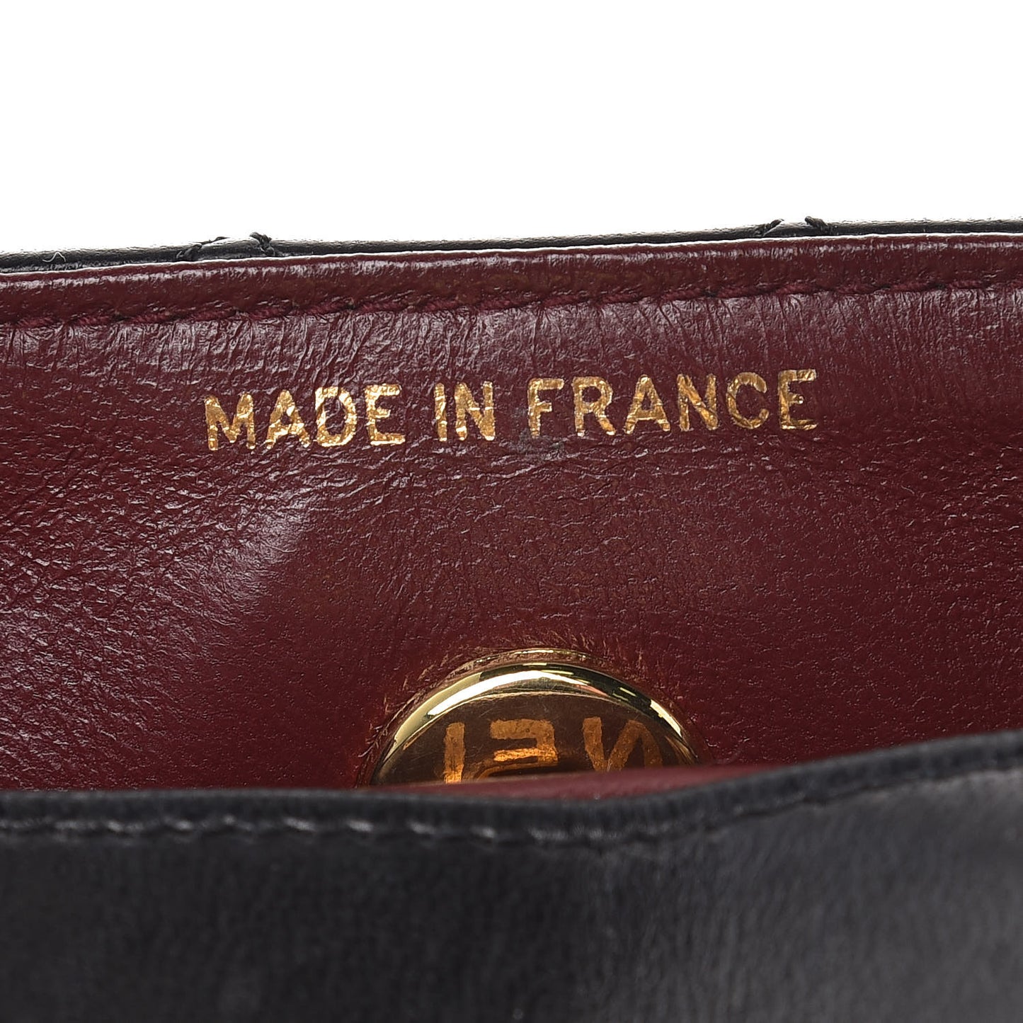 Lambskin Quilted Extra Mini Flap Black