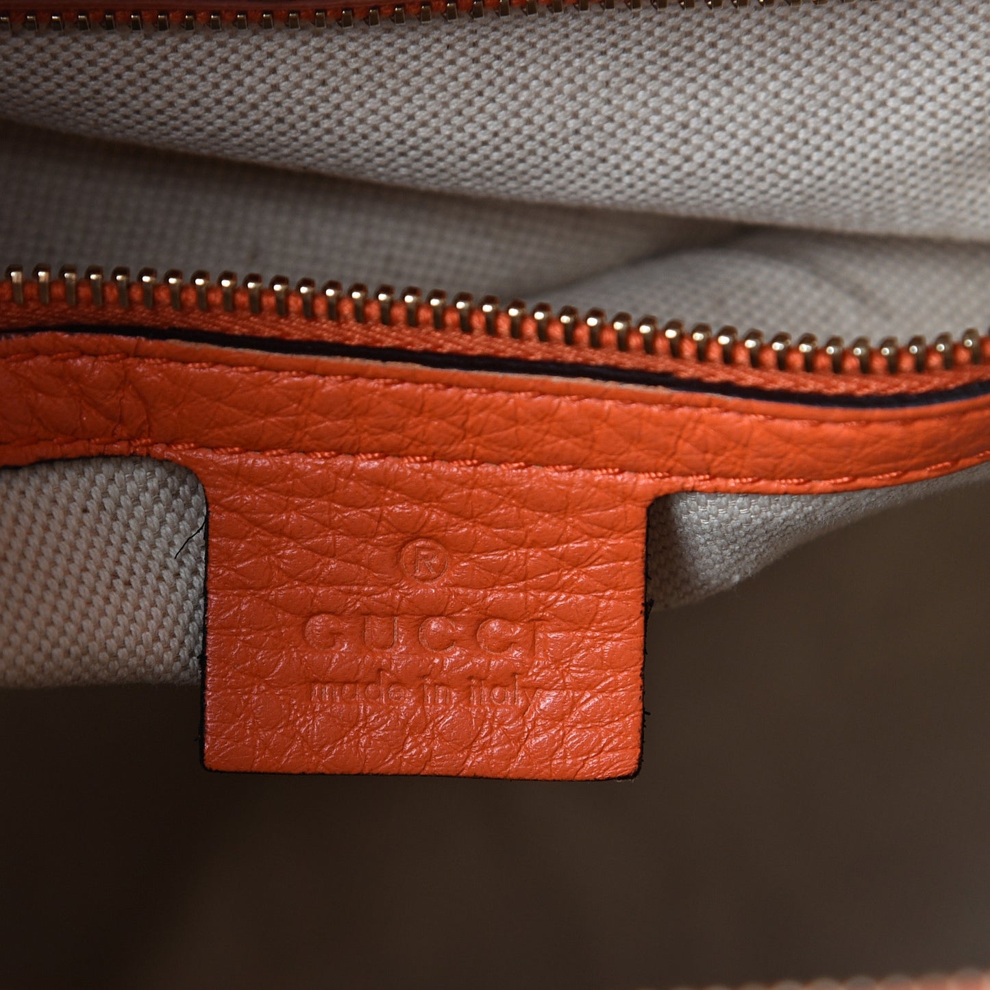 Monogram Vintage Web Medium Boston Orange